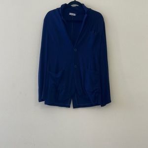 F.K Blue Button up Blazer Jacket Men’s Size Large